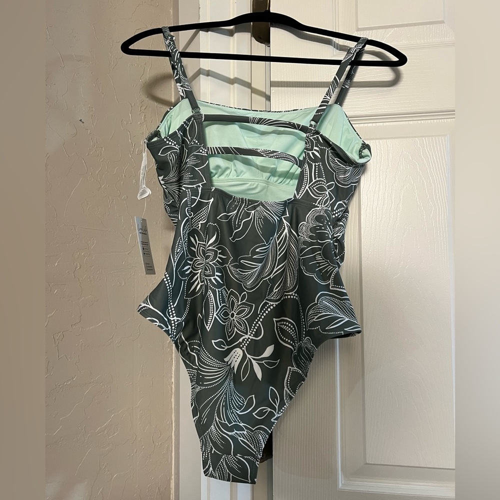 Cupshe Floral Strappy Cutout One Piece Swimsuit Size L - Picture 5 of 6